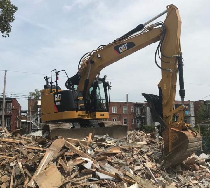 Intervention de démolition Montréal